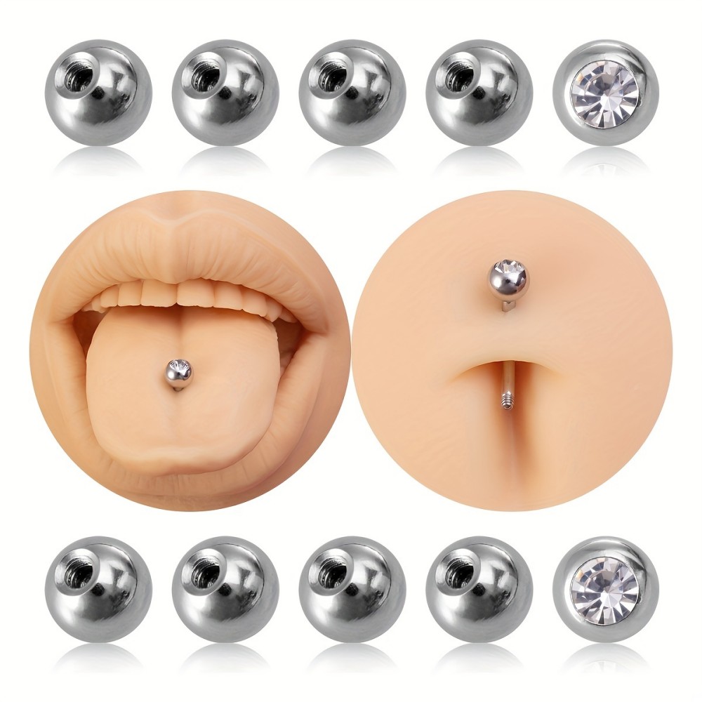 10pcs Piercing Balls 3mm 5mm S - Body Jewelry Store review and price