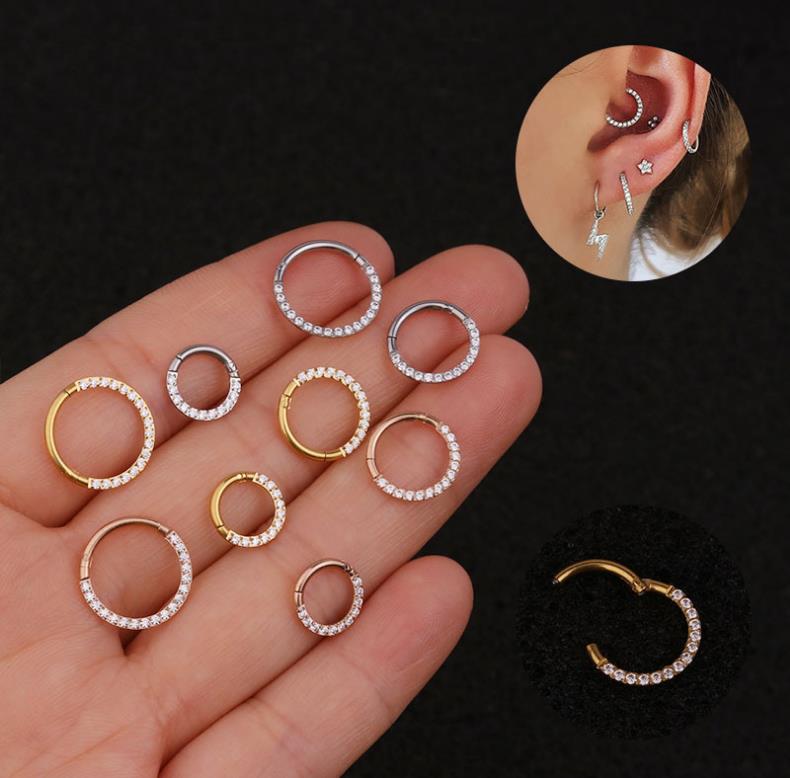 ASTM F136 G23 Titanium 16G/18G - Septum Clicker Ring review and price