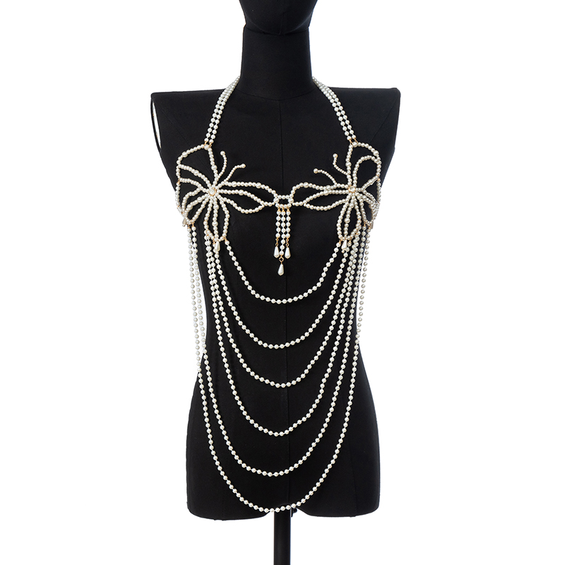 Pearl Dress Chain Fashion Simp - Body Jewelry Dress review and price
