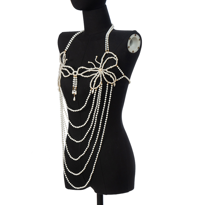 Pearl Dress Chain Fashion Simp - Body Jewelry Dress review and price