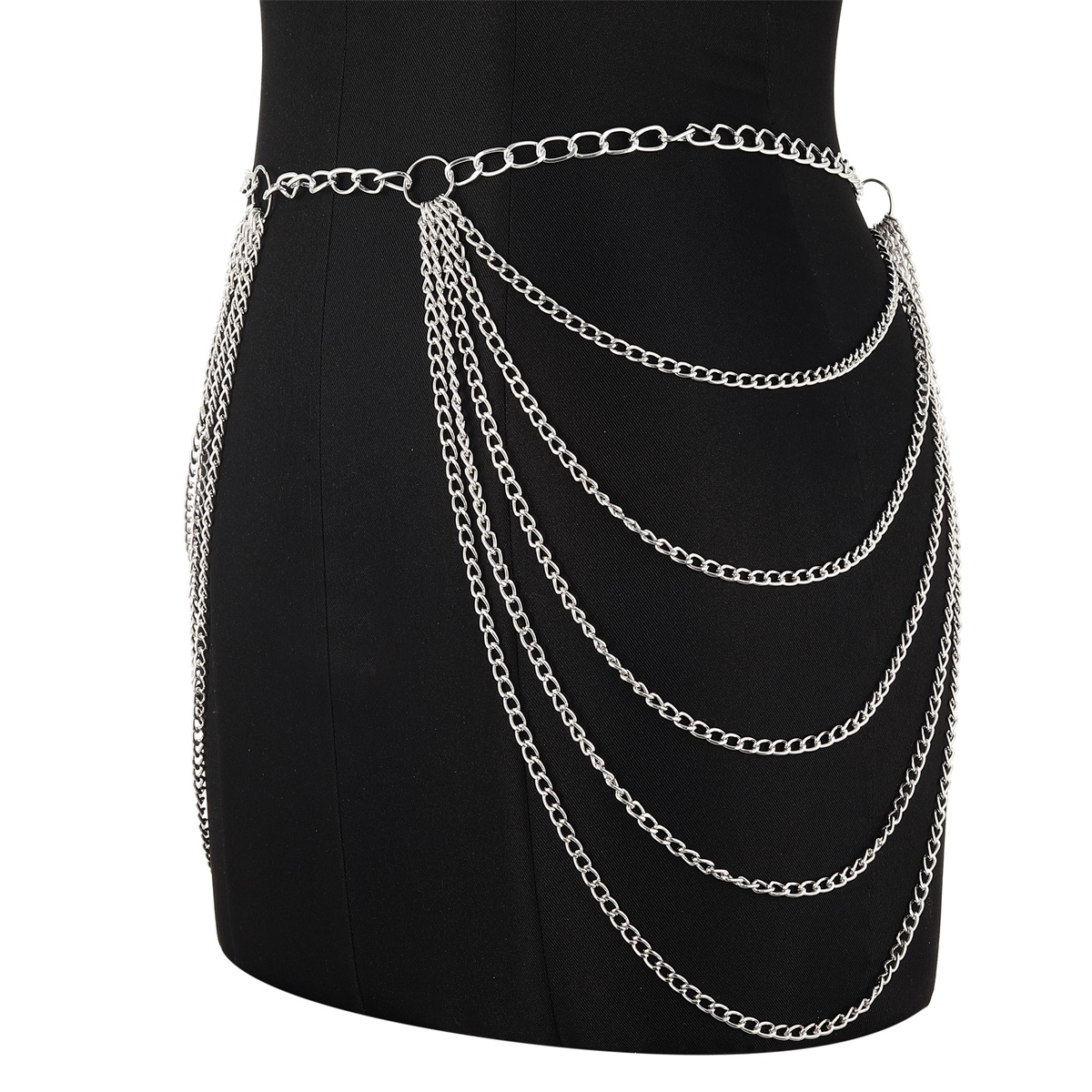 Metal Waist Chain Belt Multila - Body Jewelry Dress review and price