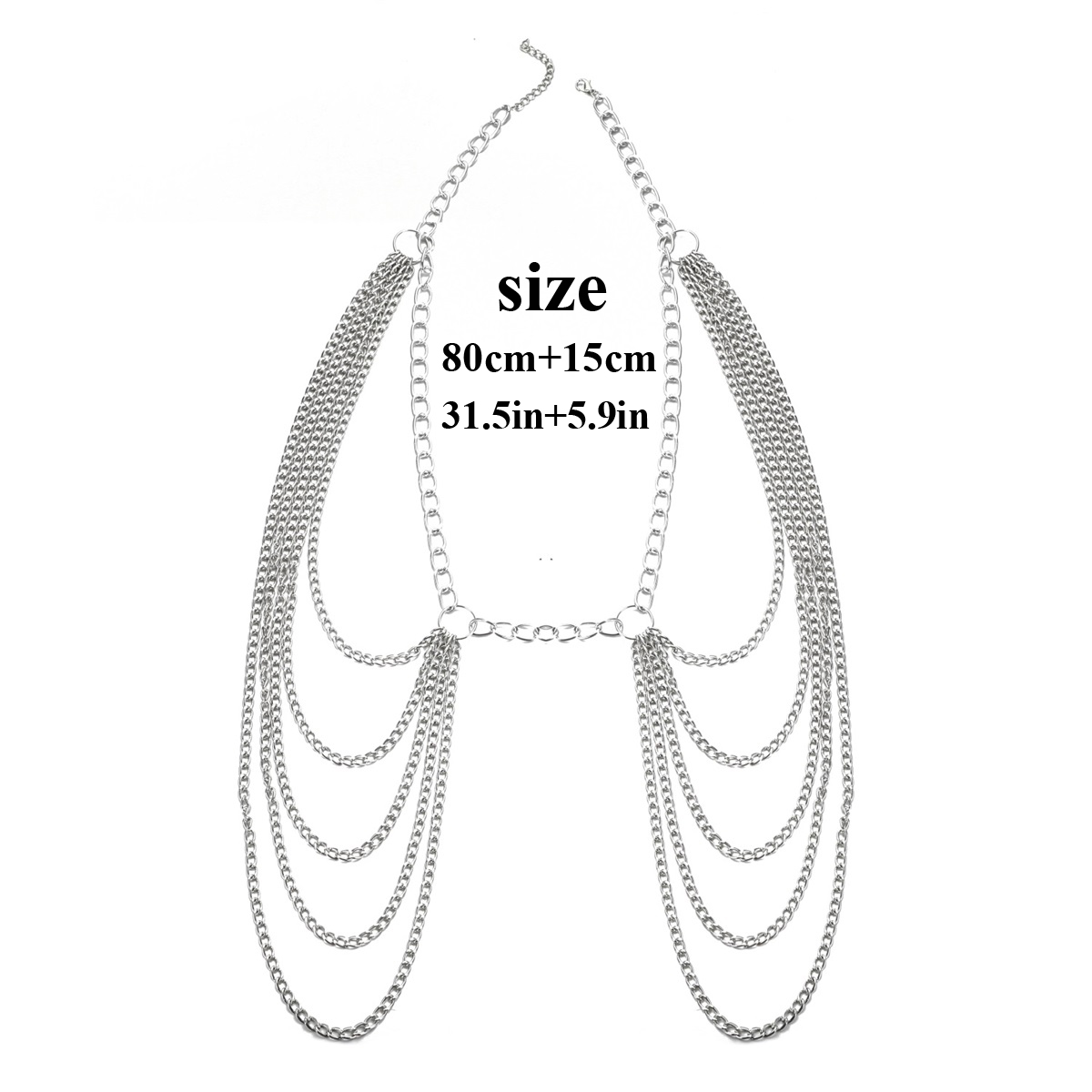 Metal Waist Chain Belt Multila - Body Jewelry Dress review and price
