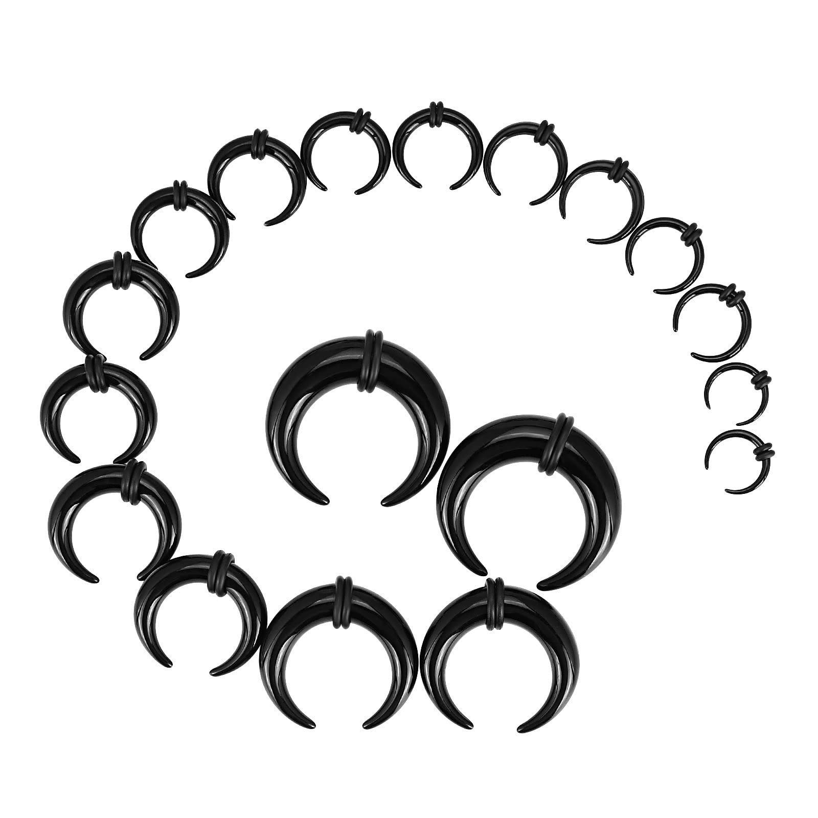 18Pcs Acrylic Septum Pincher T - Septum Clicker Ring review and price