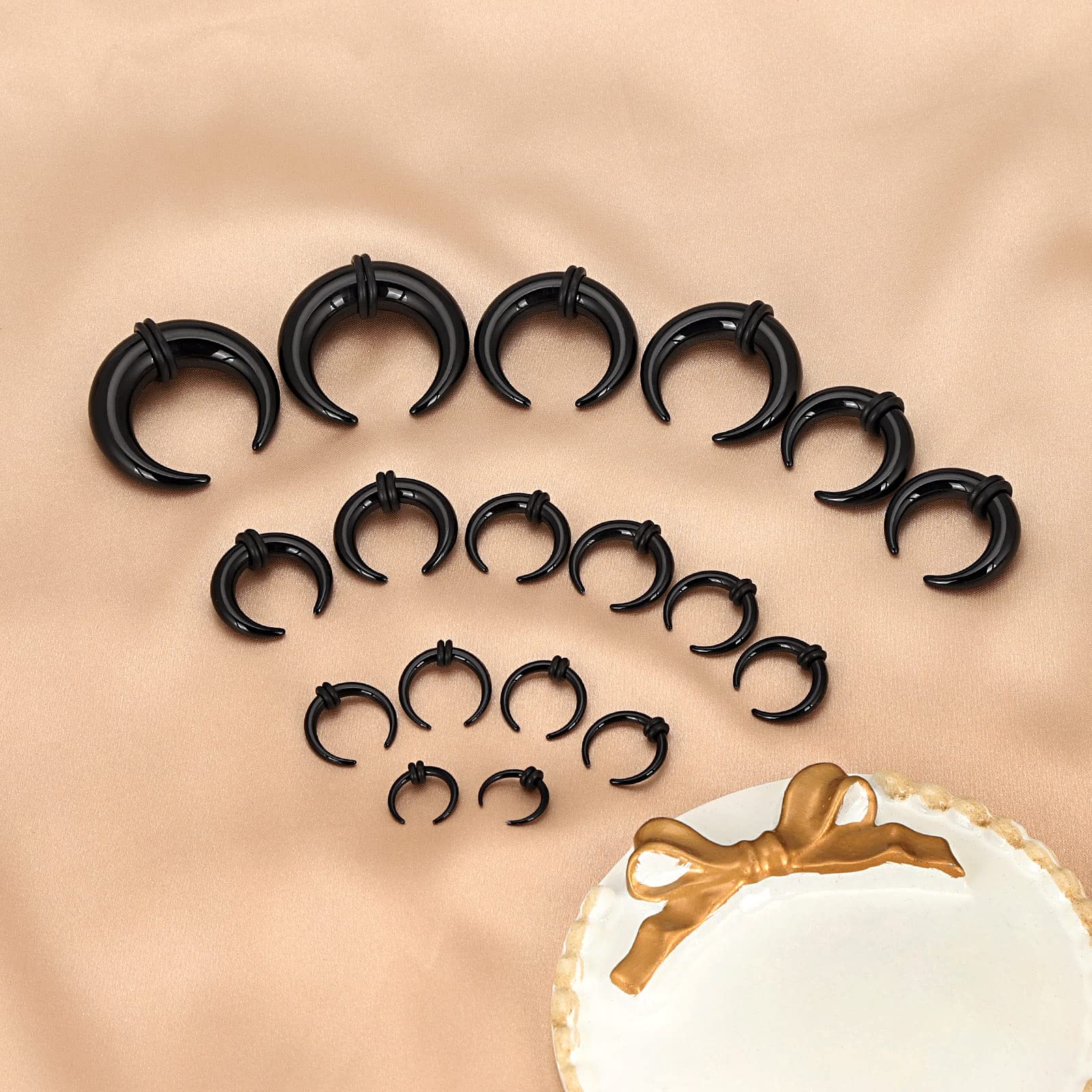 18Pcs Acrylic Septum Pincher T - Septum Clicker Ring review and price