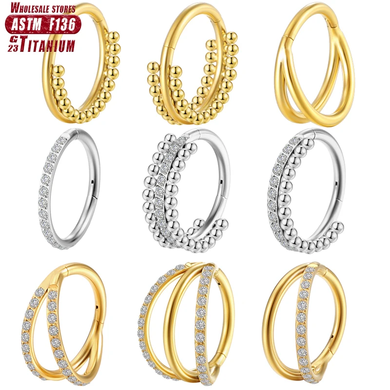 F136 Titanium Nasal septum rin - Septum Clicker Ring review and price