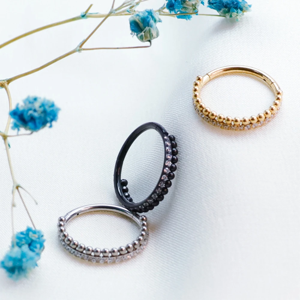 F136 Titanium Nasal septum rin - Septum Clicker Ring review and price