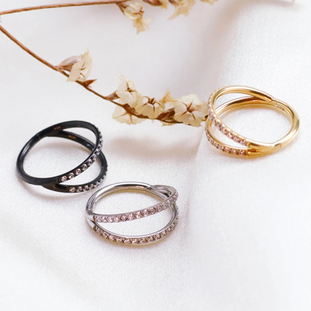 F136 Titanium Nasal septum rin - Septum Clicker Ring review and price