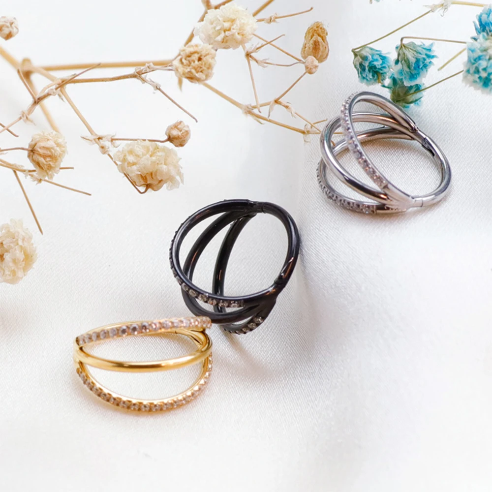 F136 Titanium Nasal septum rin - Septum Clicker Ring review and price