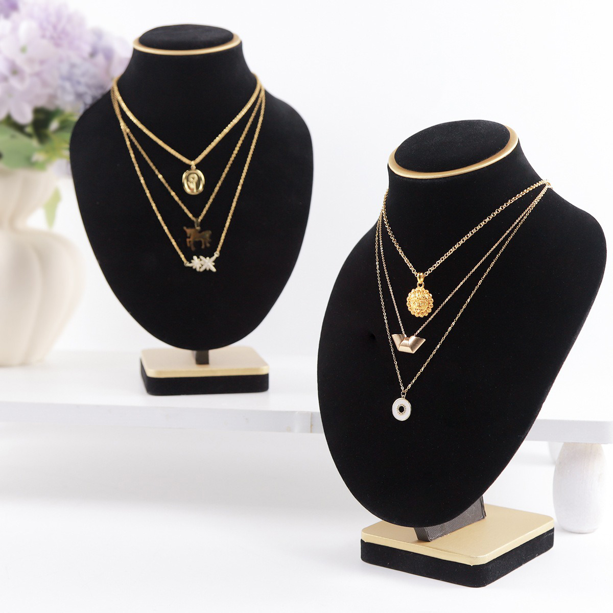 Body Black Velvet Jewelry Bust - Body Jewelry Store review and price