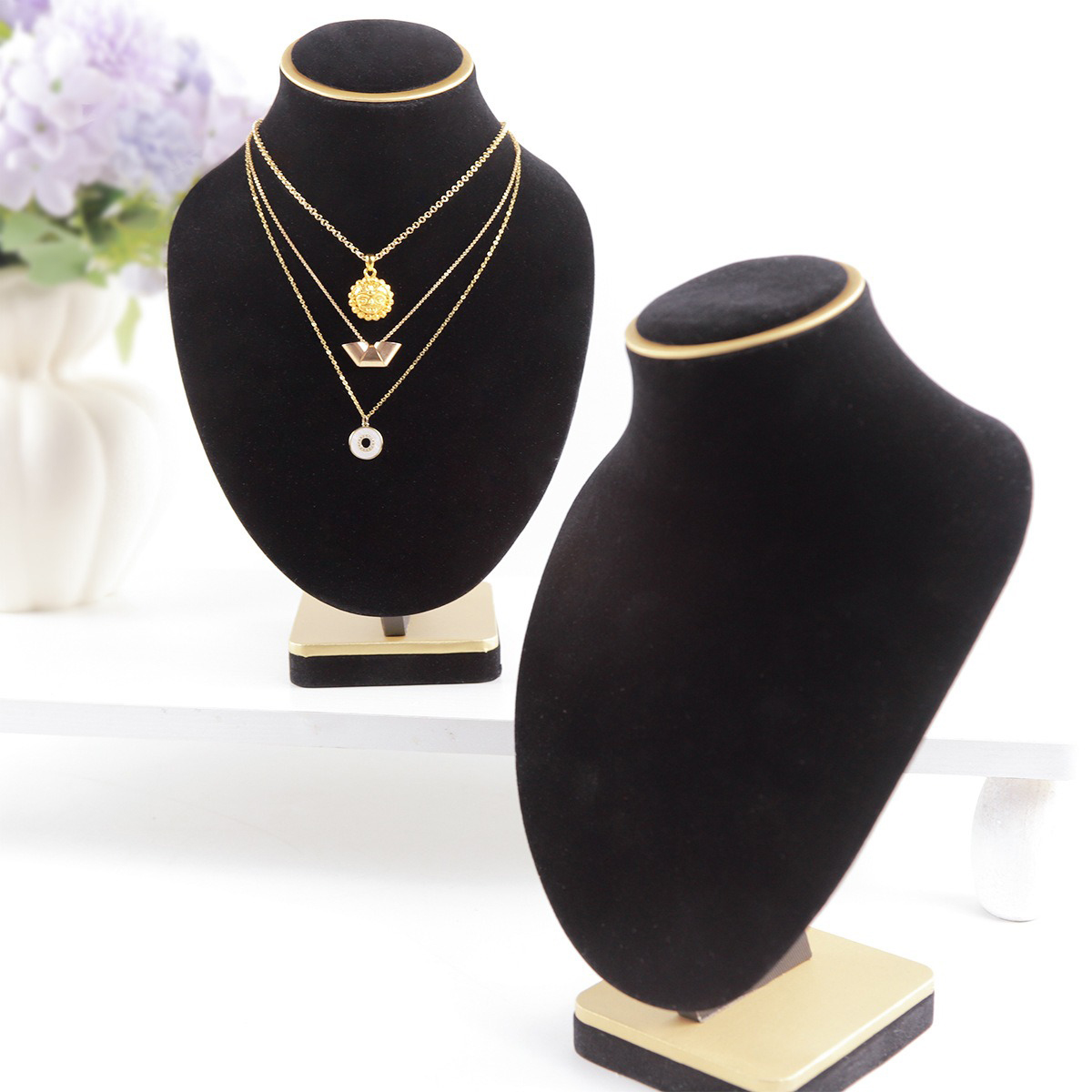 Body Black Velvet Jewelry Bust - Body Jewelry Store review and price