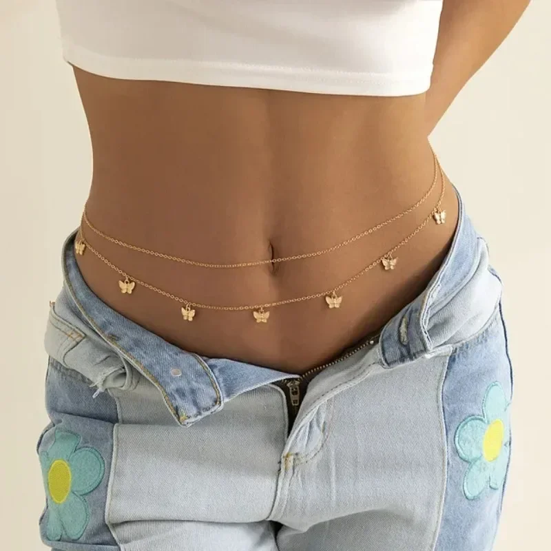 New Charm Sexy Double Layer Bu - Body Jewelry For Women review and price