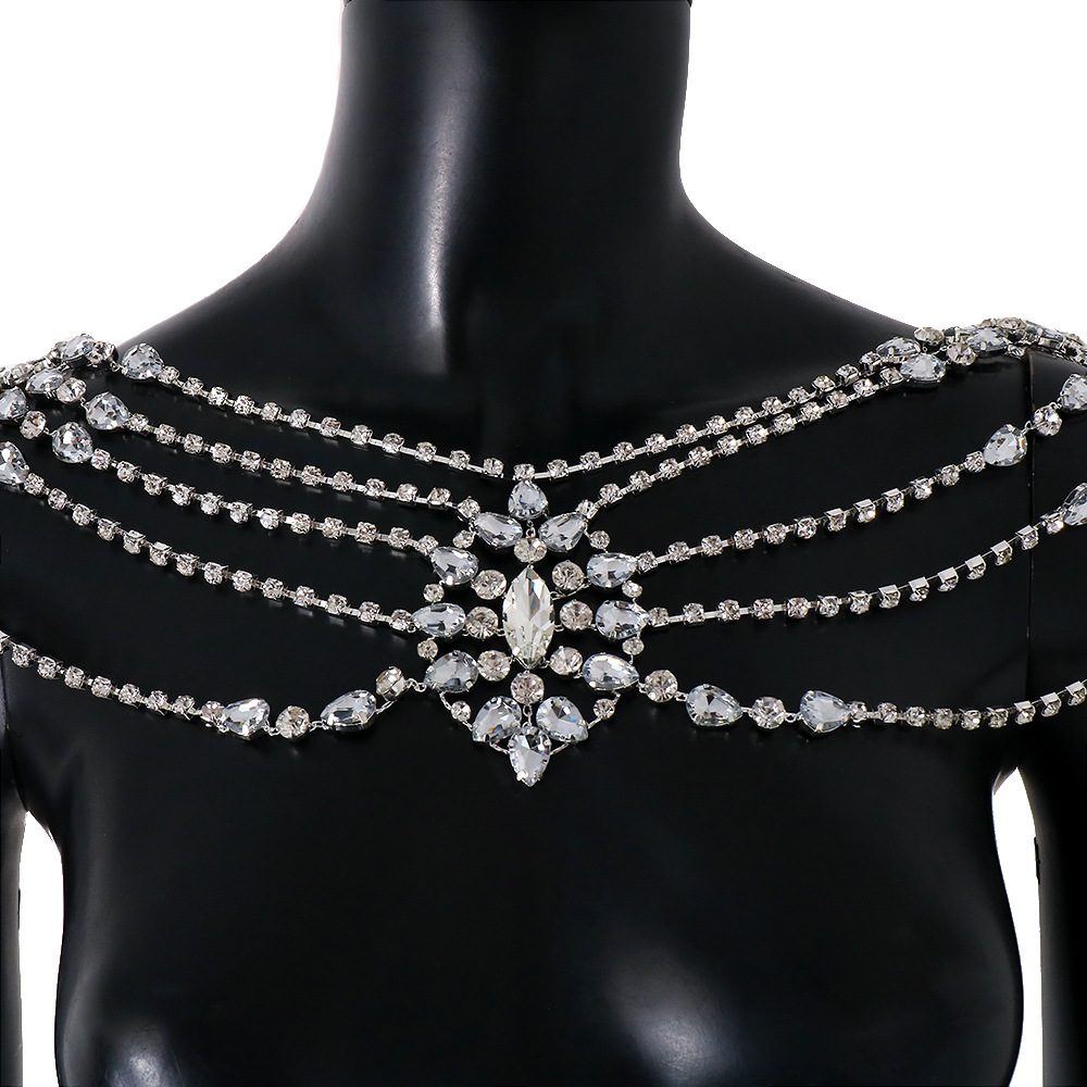 Boho Crystal Bridal Shoulder C - Body Jewelry Dress review and price