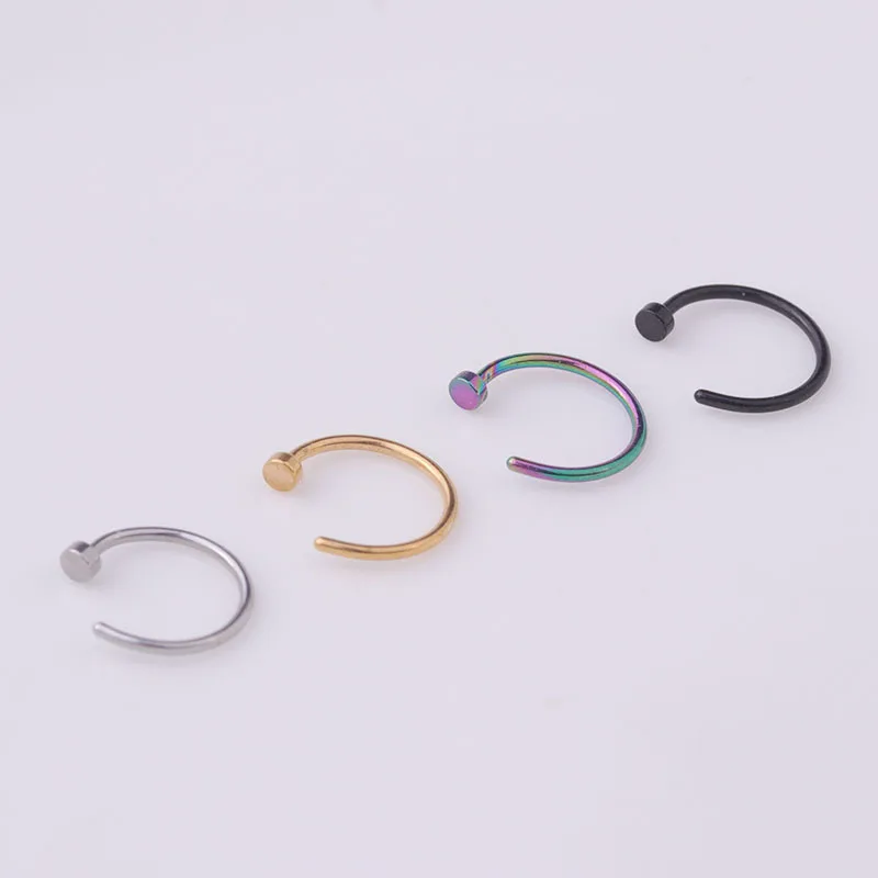 5pcs/lot 20G Nose Ring Hoop, 6 - Body Jewelry Hypoallergenic review and price