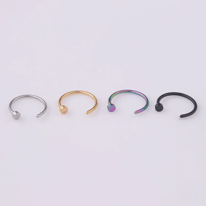 5pcs/lot 20G Nose Ring Hoop, 6 - Body Jewelry Hypoallergenic review and price