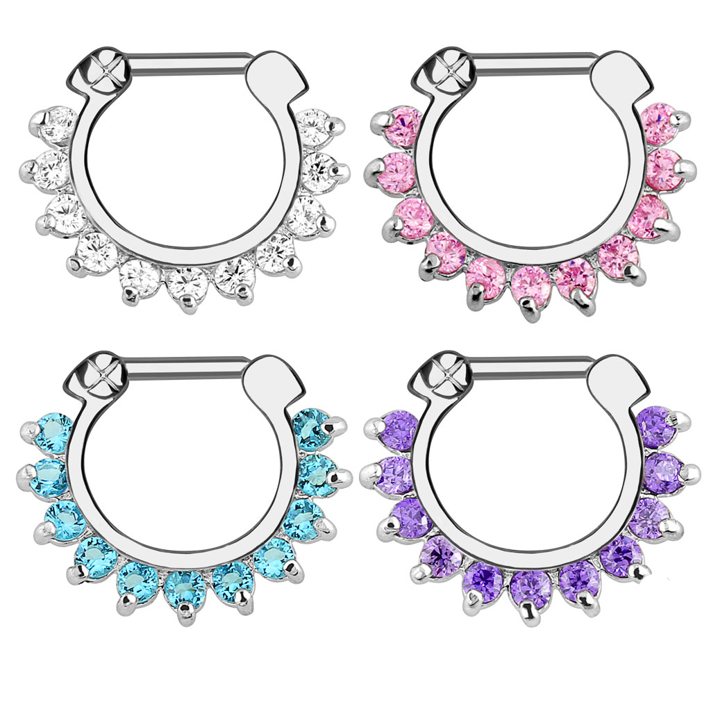 1pcs Hoop Clip On Nose Septum  - Septum Clicker Ring review and price