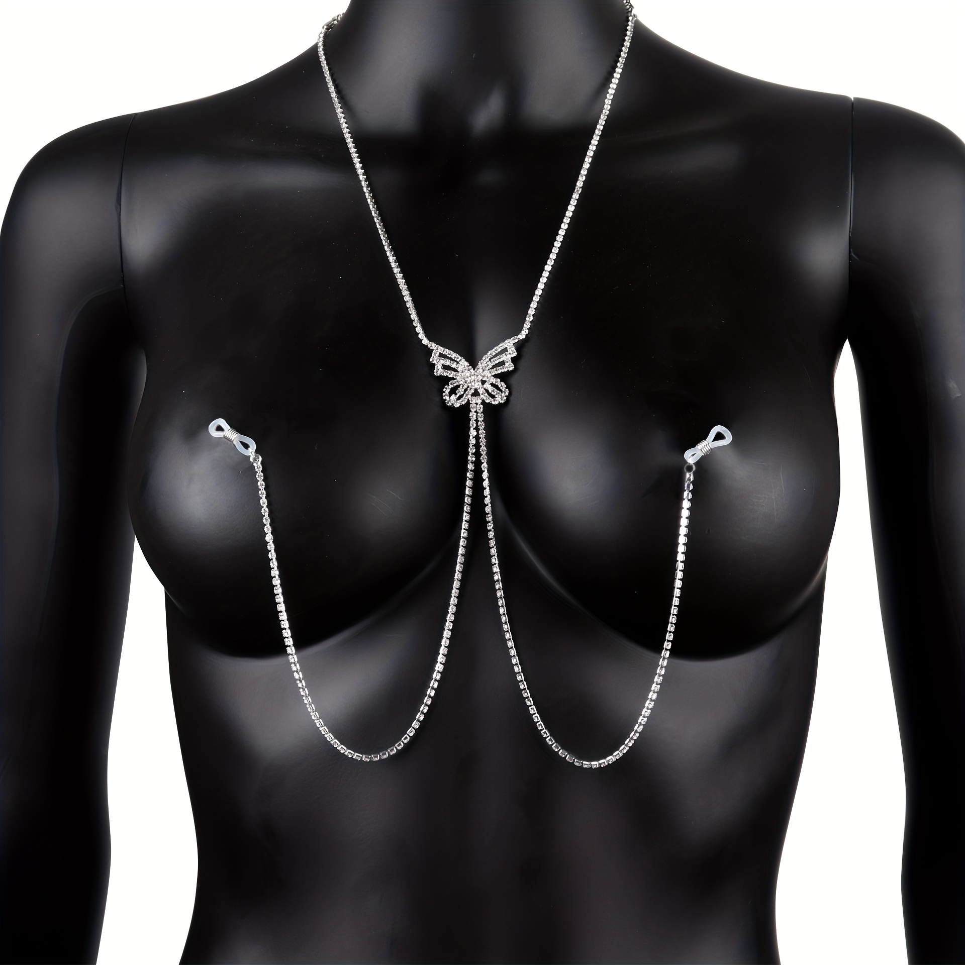 1 pc Tassel Butterfly Nipple C - Body Jewelry For Women review and price