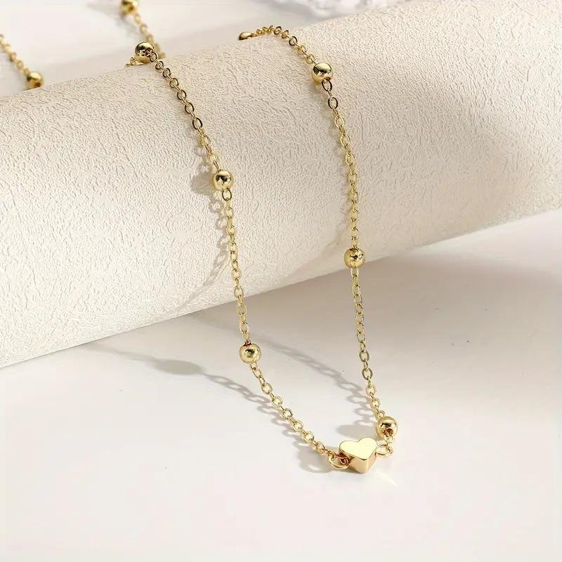 Girls Simple Heart Beaded Bell - Body Jewelry For Women review and price