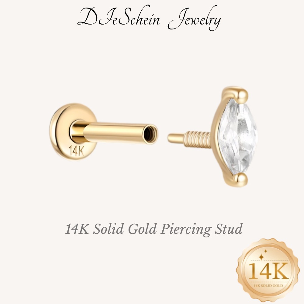 DIeSchein 14K Solid Gold Carti - Septum Clicker Ring review and price