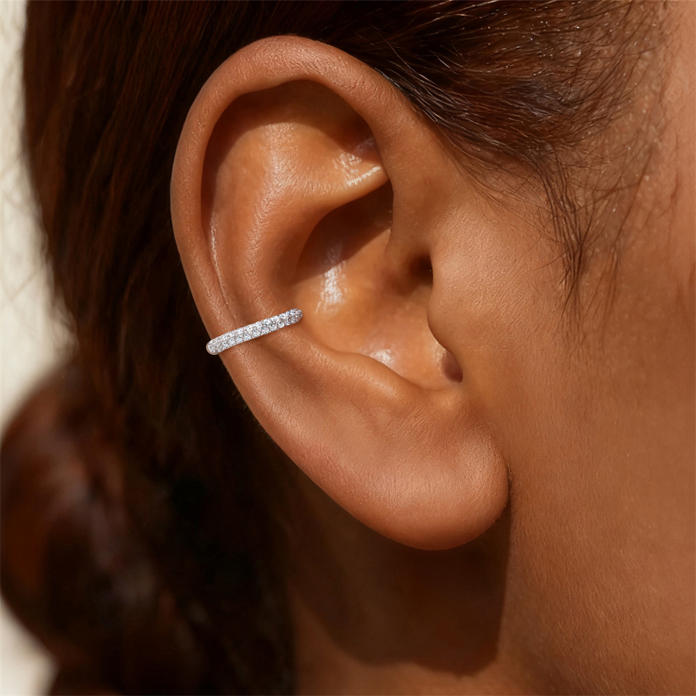 KOJ 1PC 925 Sterling Silver Mo - Body Jewelry Hypoallergenic review and price