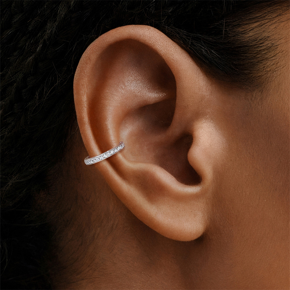 KOJ 1PC 925 Sterling Silver Mo - Body Jewelry Hypoallergenic review and price