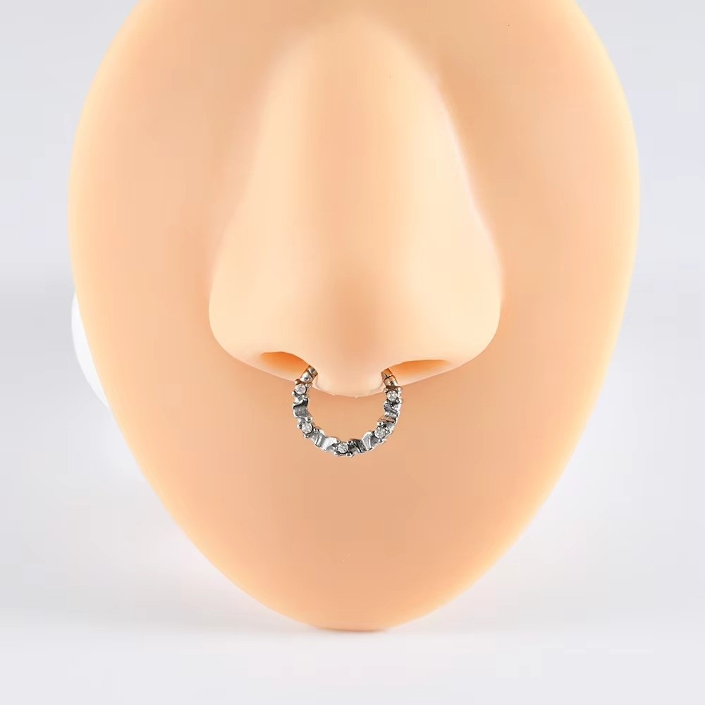 1PC Stainless Steel Septum Cli - Septum Clicker Ring review and price