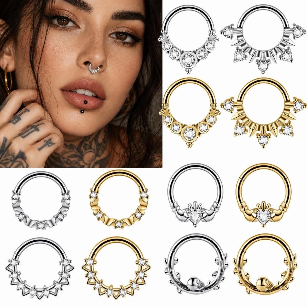 1PC Stainless Steel Septum Cli - Septum Clicker Ring review and price