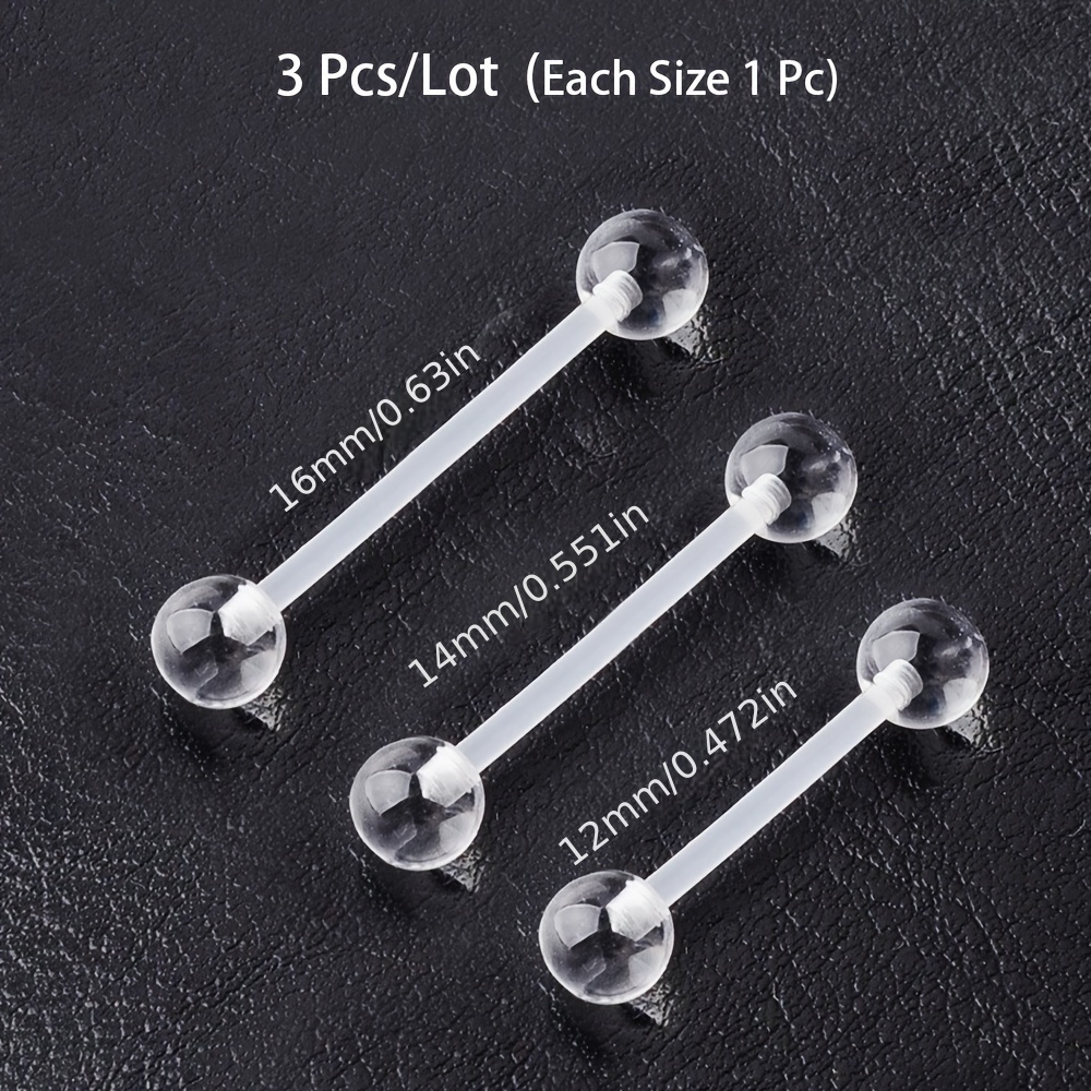 3pcs/Set (Each Size 1pc) Soft  - Body Jewelry Store review and price