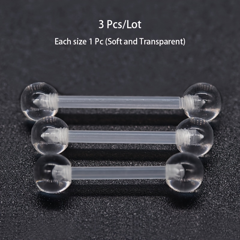 3pcs/Set (Each Size 1pc) Soft  - Body Jewelry Store review and price