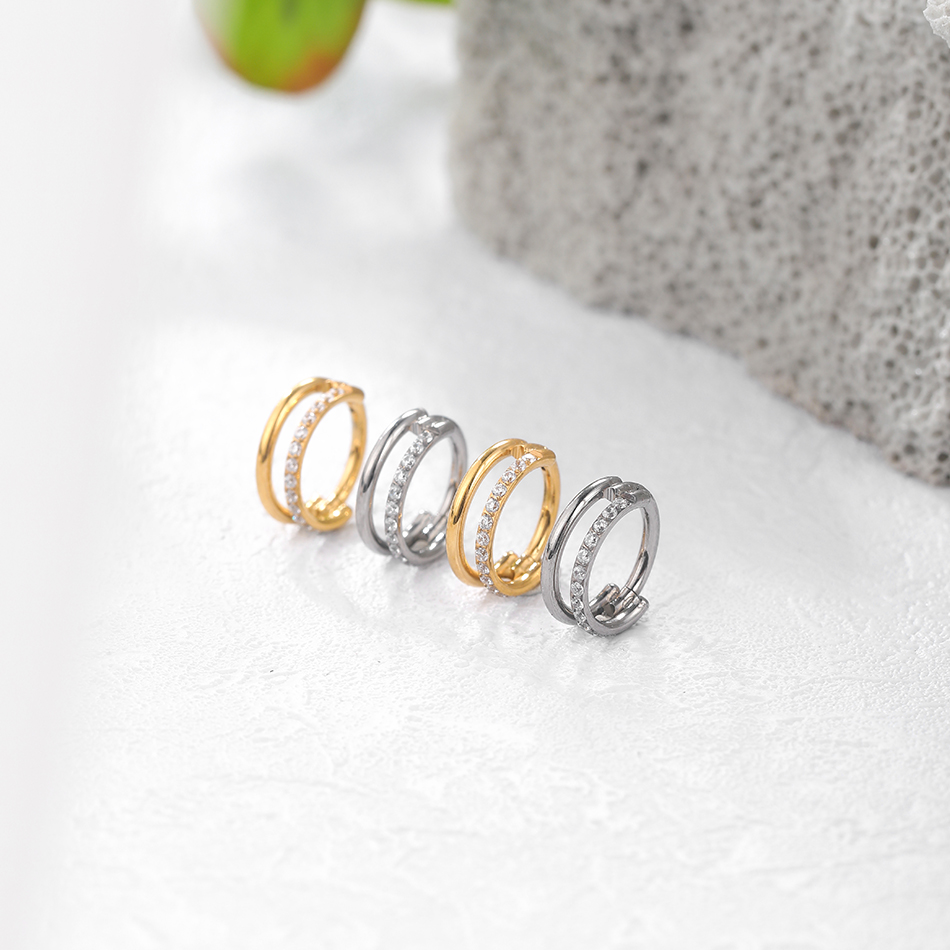 1pc Titanium Cartilage Hoop Ea - Septum Clicker Ring review and price