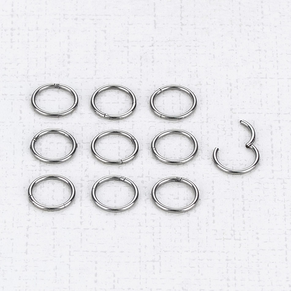 1PC G23 Titanium Hinged Segmen - Septum Clicker Ring review and price
