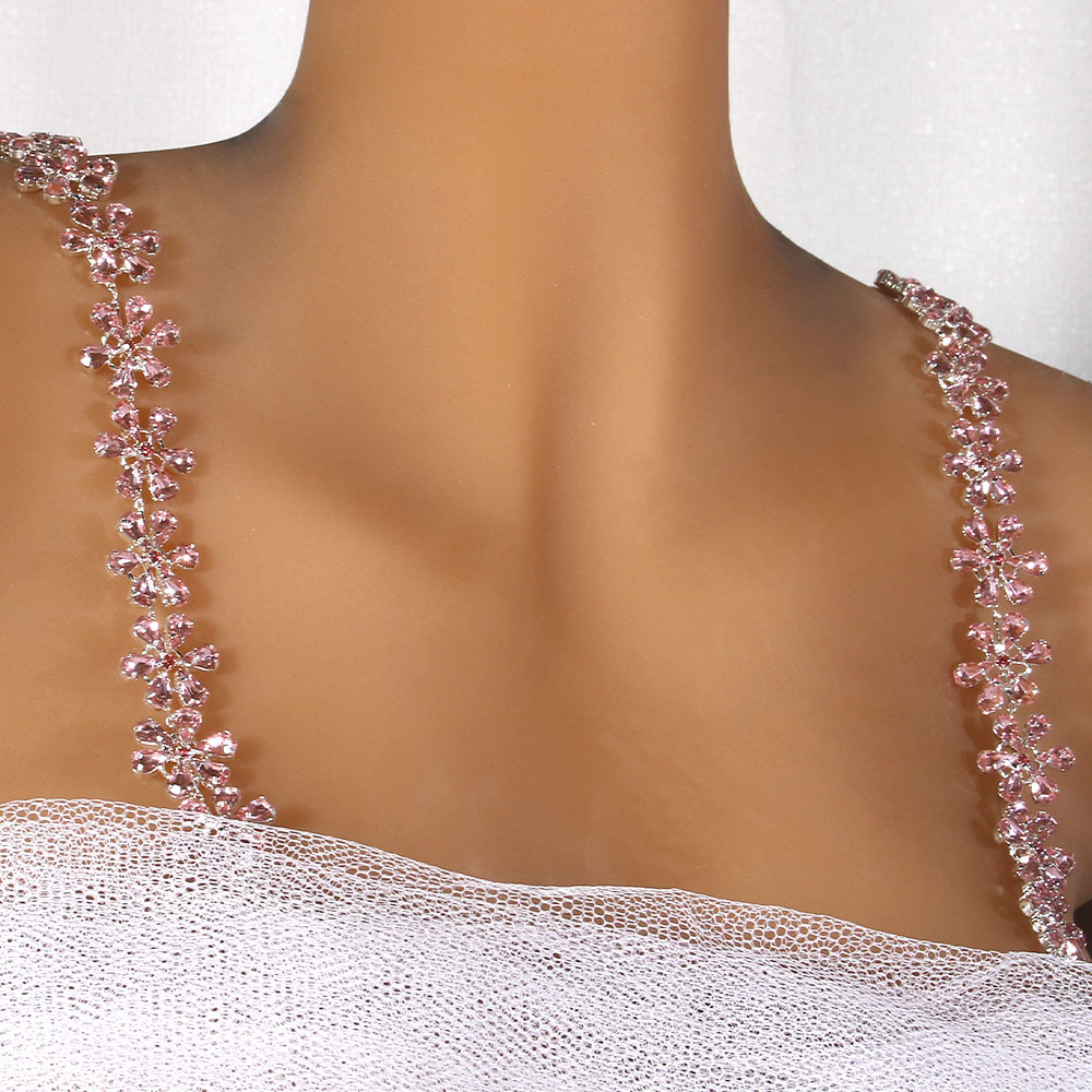 Floral Shoulder Strap for Wome - Body Jewelry Dress review and price