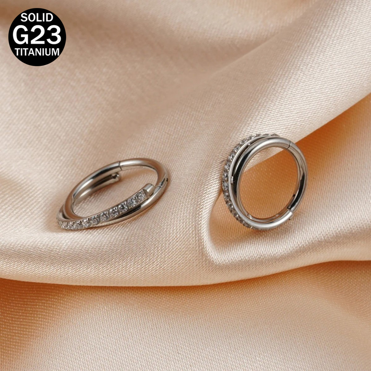 16G Implant Grade Titanium Hin - Septum Clicker Ring review and price