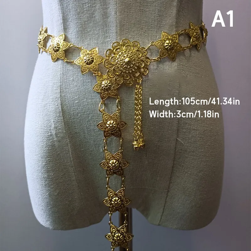 1PC Metal Thailand Waist Chain - Body Jewelry For Women review and price