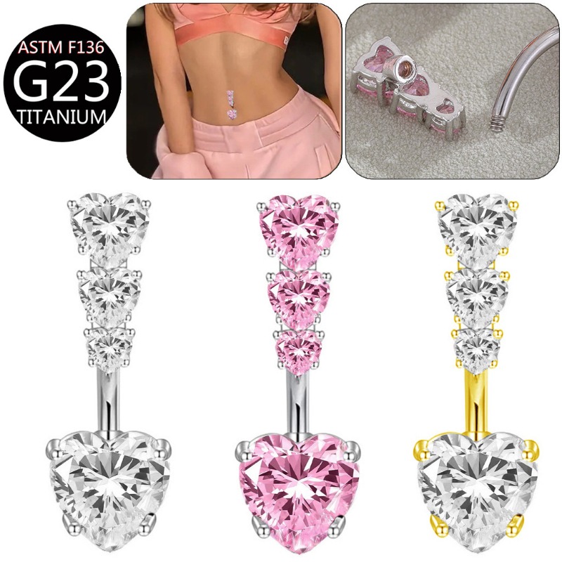 Ins Style Luxury Shiny Europea - Body Jewelry Titanium review and price
